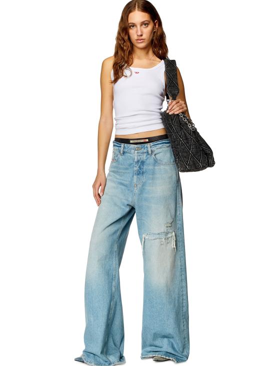 24FW 디젤 블라우스 A051040EJAI 100 White - DIESEL