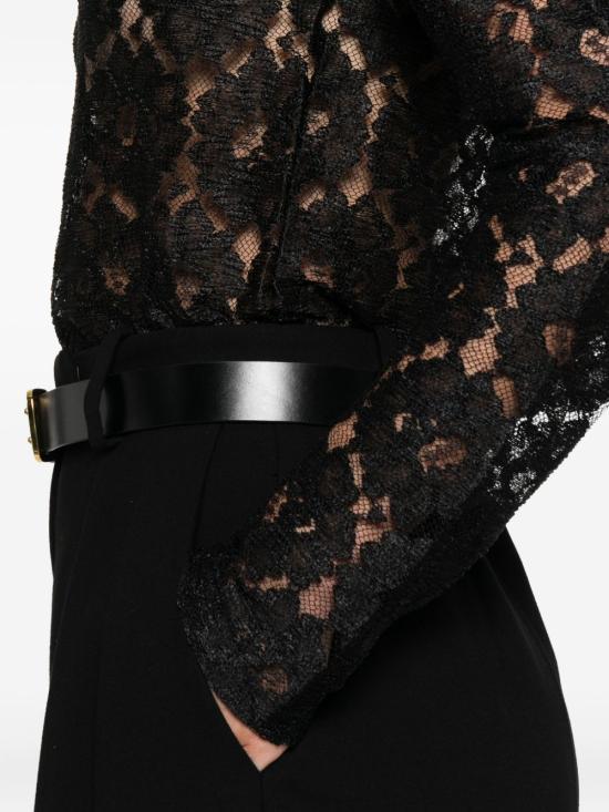 25FW 로에 블라우스 41620045 001 Black - ROHE