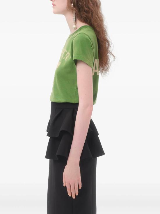 25FW 발렌티노 가라바니 반팔 티셔츠 7B3MG24Y9GL AKM Green - VALENTINO GARAVANI
