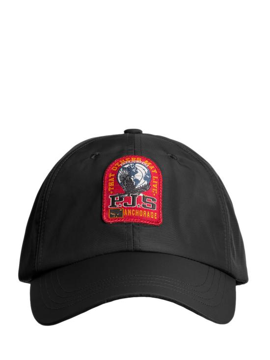 25FW 파라점퍼스 로고 패치 나일론 볼캡  25WMPABCHA06 0541 Black