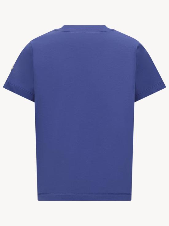25FW [키즈] 몽클레어 티셔츠 K29548C0001389AFV 758 Blue - MONCLER