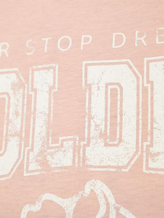 25FW [키즈] 골든구스 티셔츠 P002186 25234 Pink - GOLDEN GOOSE