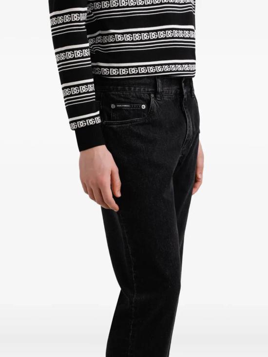 25FW 돌체앤가바나 데님 팬츠 GP02XDG8NN4 S9001 Black - DOLCE & GABBANA