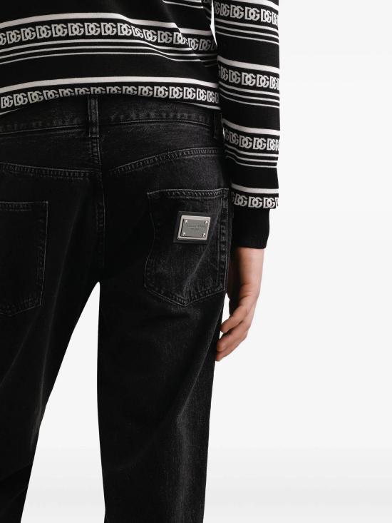 25FW 돌체앤가바나 데님 팬츠 GP02XDG8NN4 S9001 Black - DOLCE & GABBANA