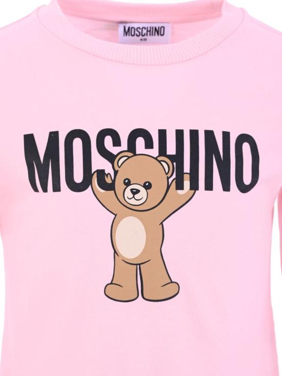 25FW [키즈] 모스키노 티셔츠 HTO00JLAA10 50209 Pink - MOSCHINO