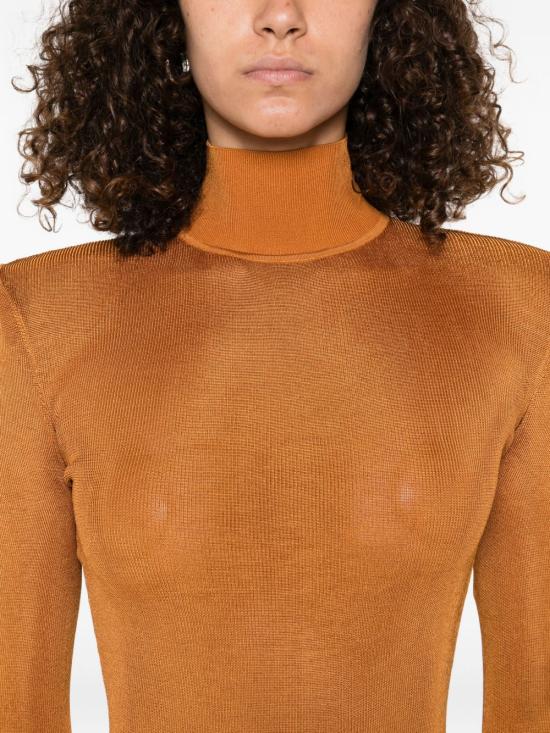 25FW 셀프 포트레이트 롱 원피스 SS25945XO TAN Beige - SELF PORTRAIT