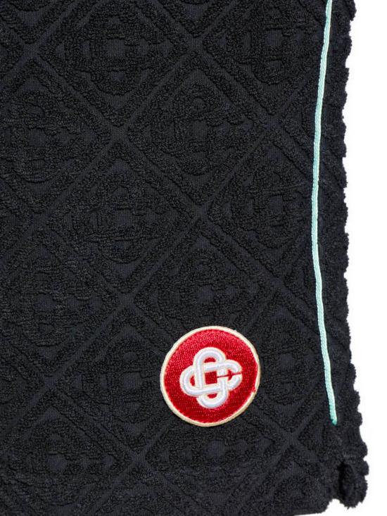 25FW 카사블랑카 숏팬츠 MPF25JTR271 02 Black - CASABLANCA