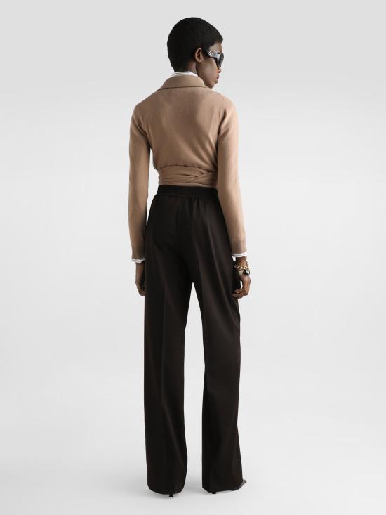 25FW 돌체앤가바나 스트레이트 팬츠 FTC6ZTFU2OW M0682 Brown - DOLCE & GABBANA