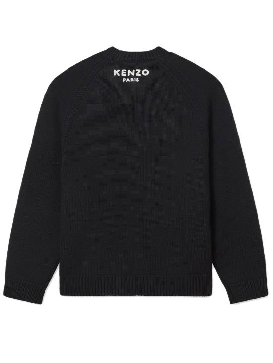 25FW 겐조 스웨터 FF65PU7443LA 99J Black - KENZO