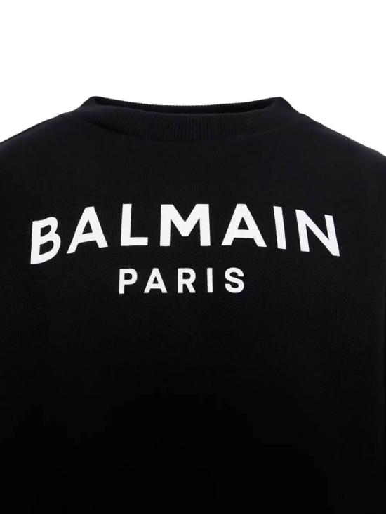 25FW [키즈] 발망 니트/스웻셔츠 BX4P10Z3183 930BC Black - BALMAIN