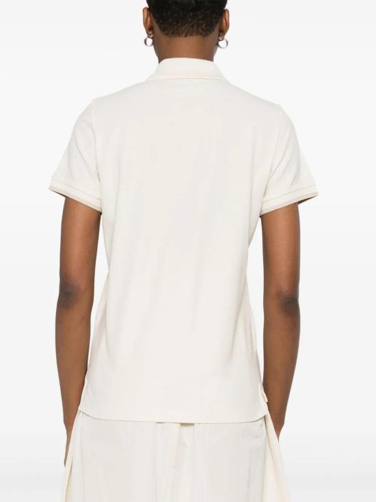 25FW 몽클레어 폴로 티셔츠 K20938A0000484720 034 White - MONCLER