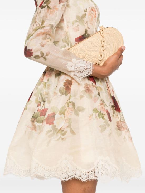 25FW 짐머만 미디 원피스 5241DF251 CCSC White - ZIMMERMANN