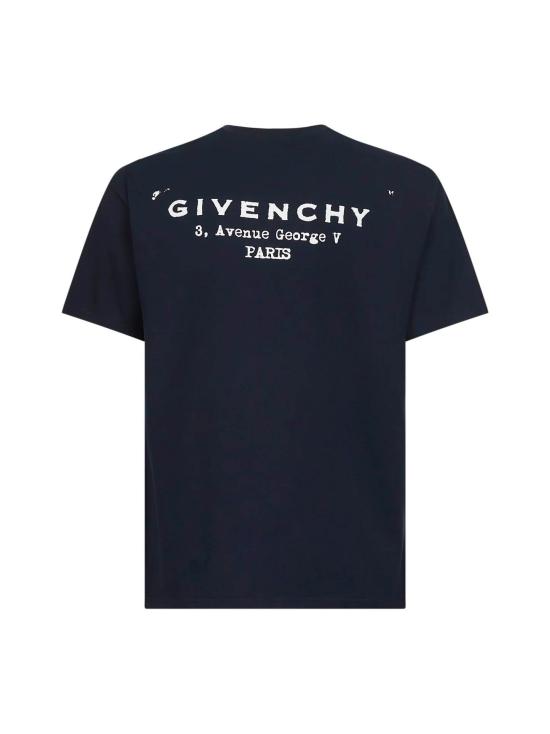 25FW 지방시 반팔 티셔츠 BM71NK3YRJ 499 Blue - GIVENCHY