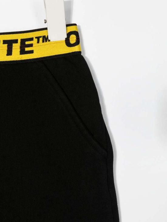 24FW [키즈] 오프화이트 스커트 OGCK001C99FLE002 1018 Black - OFF WHITE