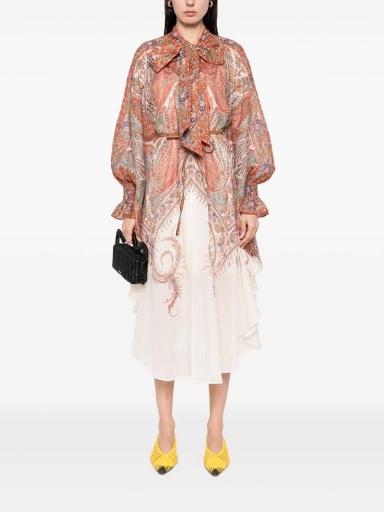 25FW 짐머만 미디 원피스 2877DSS251 CMP MultiColour - ZIMMERMANN