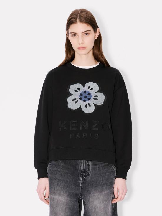 25FW 겐조 긴팔 티셔츠 FF62SW2554MF 99J Black - KENZO