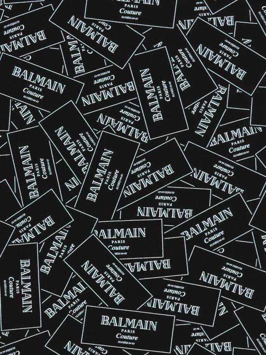 25FW [키즈] 발망 티셔츠 BX8Q11Z3186 930BC Black - BALMAIN