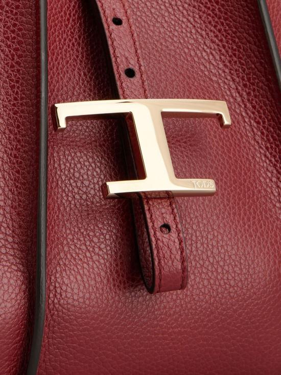 25FW 토즈 T 타임리스 미니 토트백  XBWTSBA9100XSO R409 Red - TODS