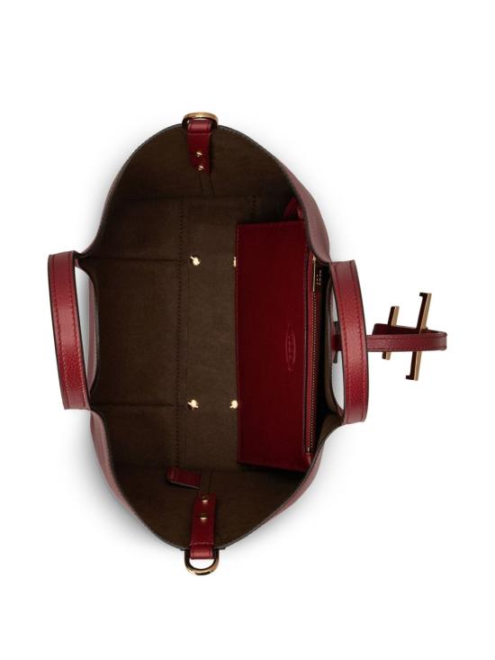 25FW 토즈 T 타임리스 미니 토트백  XBWTSBA9100XSO R409 Red - TODS