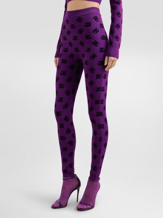 25FW 돌체앤가바나 스트레이트 팬츠 FXI13TJGMB3 F1540 Purple - DOLCE & GABBANA