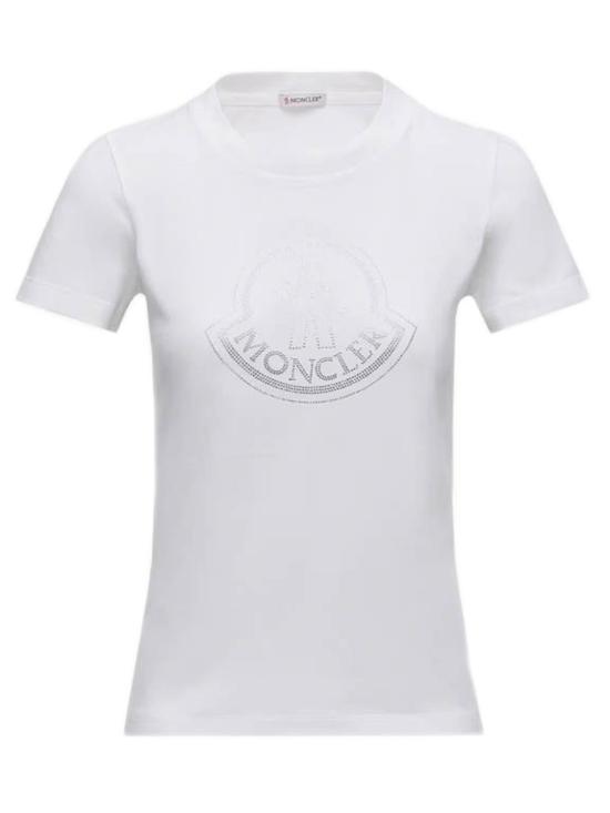 25FW 몽클레어 반팔 티셔츠 K20938C0001389AB2 033 White