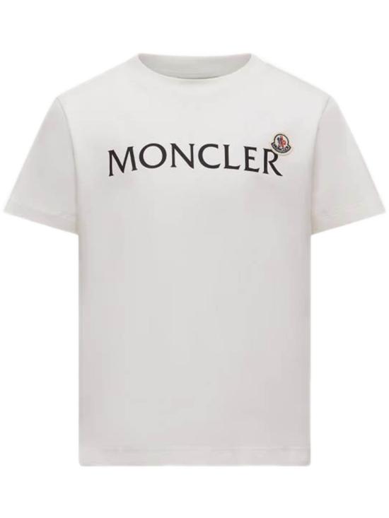 25FW [키즈] 몽클레어 티셔츠 K29548C0001889AFV 034 White