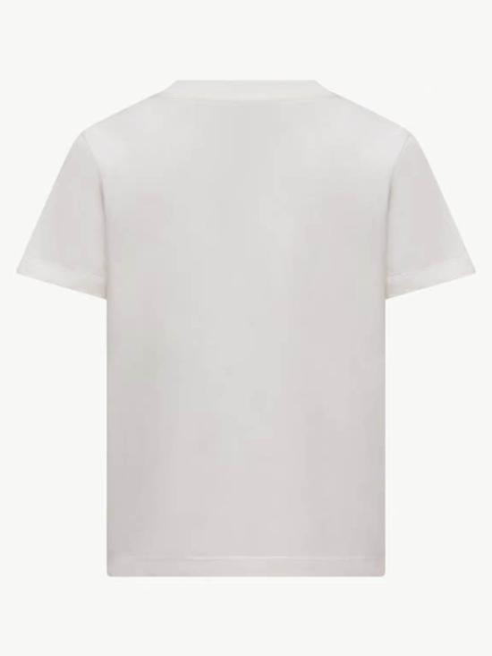 25FW [키즈] 몽클레어 티셔츠 K29548C0001889AFV 034 White - MONCLER