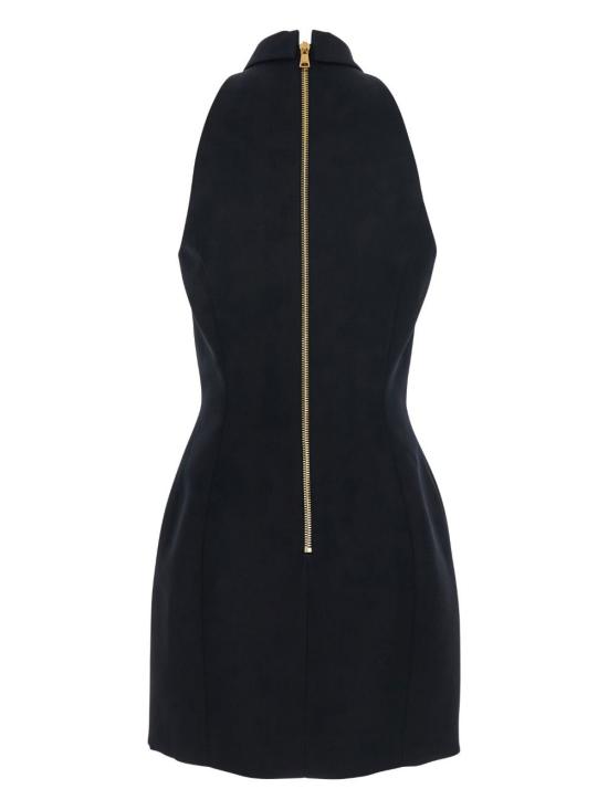 25FW 발망 미디 원피스 FF1R5131WC09 0PA Black