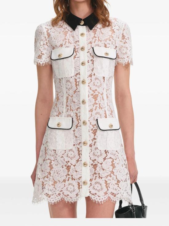 25FW 셀프 포트레이트 숏 원피스 PF25020SW WHITE White