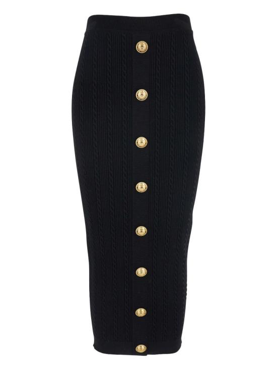 25FW 발망 숏 스커트 FF1LD066KI50 0PA Black