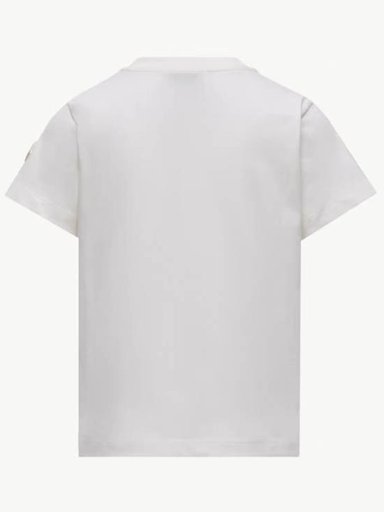 25FW [키즈] 몽클레어 티셔츠 K29548C0001389AFV 034 White - MONCLER