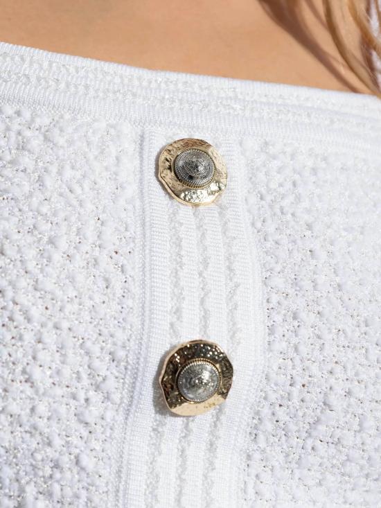 25FW 발망 블라우스 FF1AB052KI74 0FA White - BALMAIN