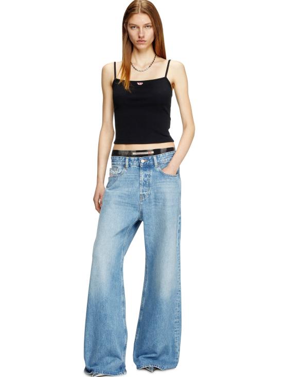 24FW 디젤 블라우스 A051070EJAI 9XX Black - DIESEL