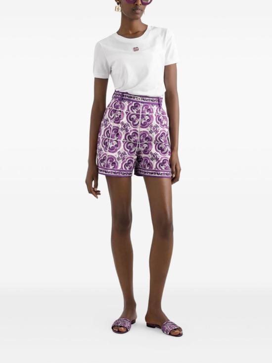 25FW 돌체앤가바나 반팔 티셔츠 F8U08ZGDDAV W0800 White - DOLCE & GABBANA