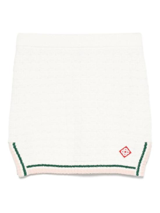 25FW 카사블랑카 숏 스커트 WPF25KW1034 01 White