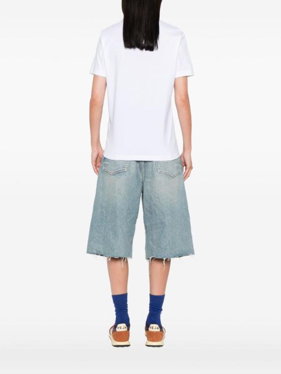 25FW 겐조 반팔 티셔츠 FF52TS1574SO 01 White - KENZO