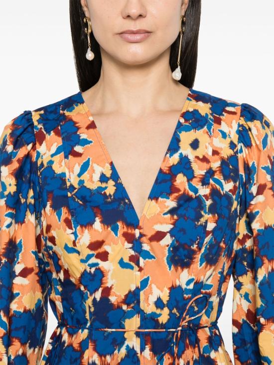 25SS 울라 존슨 숏 원피스 PS250156 WLDFL MultiColour - ULLA JOHNSON