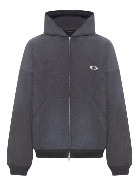 25FW 발렌시아가 긴팔 티셔츠 838688 TSWB31140 Grey