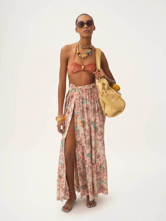 25FW 끌로에 숏 스커트 CH25AJU01060 00B MultiColour - CHLOE