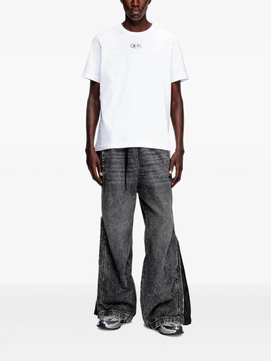 25FW 디젤 반팔 티셔츠 A178800CLBR 100 White - DIESEL