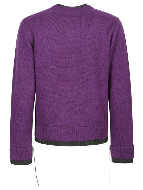 25FW 사카이 스웨터 2503840M 476 Purple - SACAI