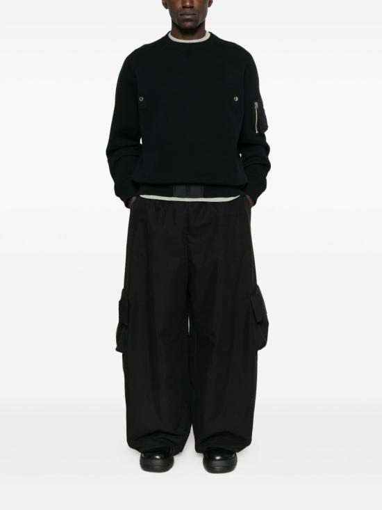 25FW 사카이 스웨터 2503789M 001 Black - SACAI