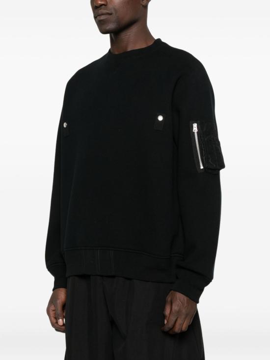 25FW 사카이 스웨터 2503789M 001 Black - SACAI