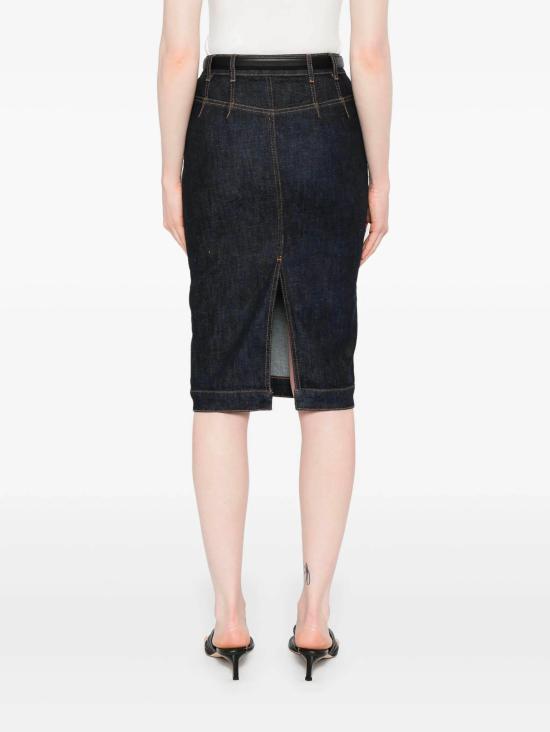 25FW 셀프 포트레이트 숏 스커트 PF25808MSKBL BLUE Blue - SELF PORTRAIT