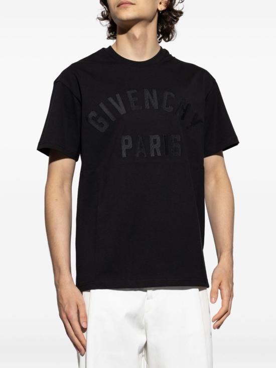 25FW 지방시 반팔 티셔츠 BM71NK3YRS 001 Black - GIVENCHY