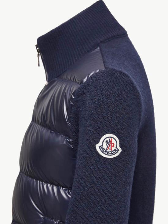 25FW [키즈] 몽클레어 니트/스웻셔츠 K29549B00006M1241 745 Blue - MONCLER