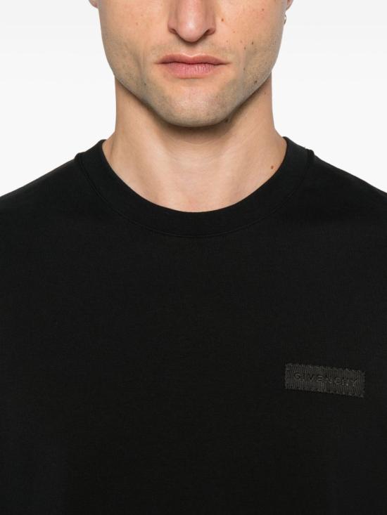 25FW 지방시 반팔 티셔츠 BM71NK3YRP 001 Black - GIVENCHY