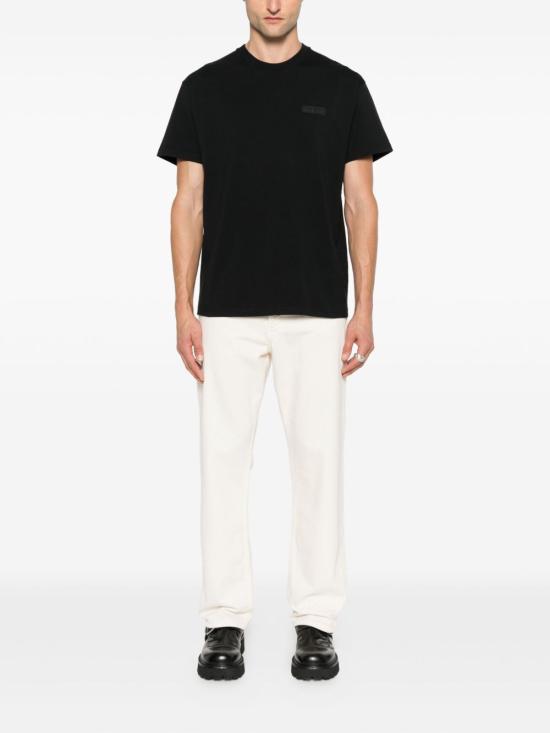 25FW 지방시 반팔 티셔츠 BM71NK3YRP 001 Black - GIVENCHY