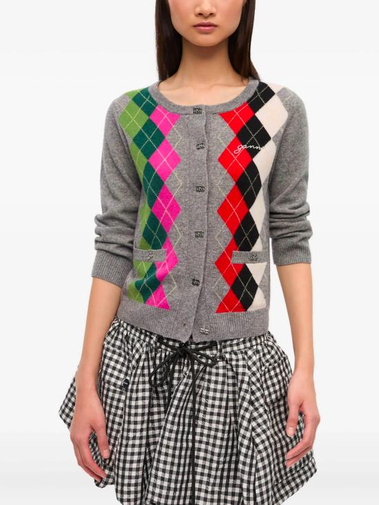 25FW 가니 스웨터 K2512 921 Grey - GANNI