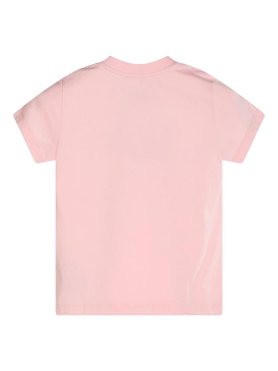 25FW [키즈] 모스키노 티셔츠 HPM058LAA34 50209 Pink - MOSCHINO